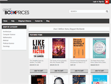 Tablet Screenshot of greatbookprices.com
